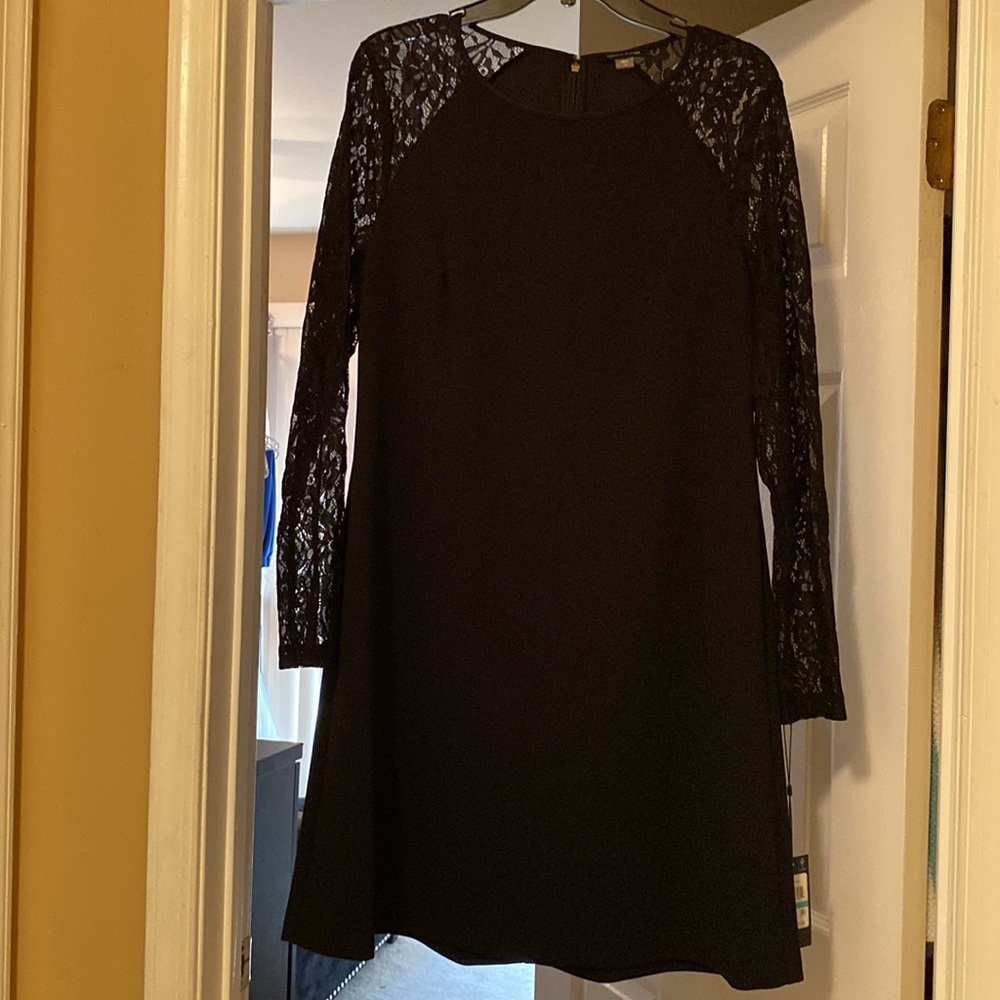 Beautiful black dress.